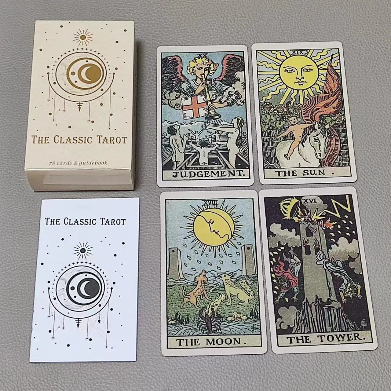 Tarot Deck With Guidebook - 10.3*6cm die klassischen Tarot 78 Karten