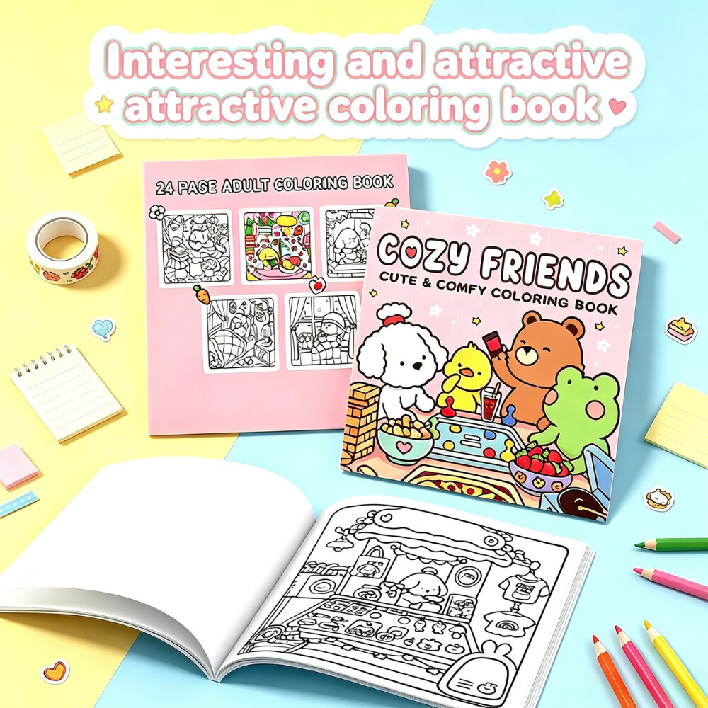 Adult Coloring Book Stress Relief - SONDERANGEBOT: NIEDLICHE & BEQUEME Malbücher –