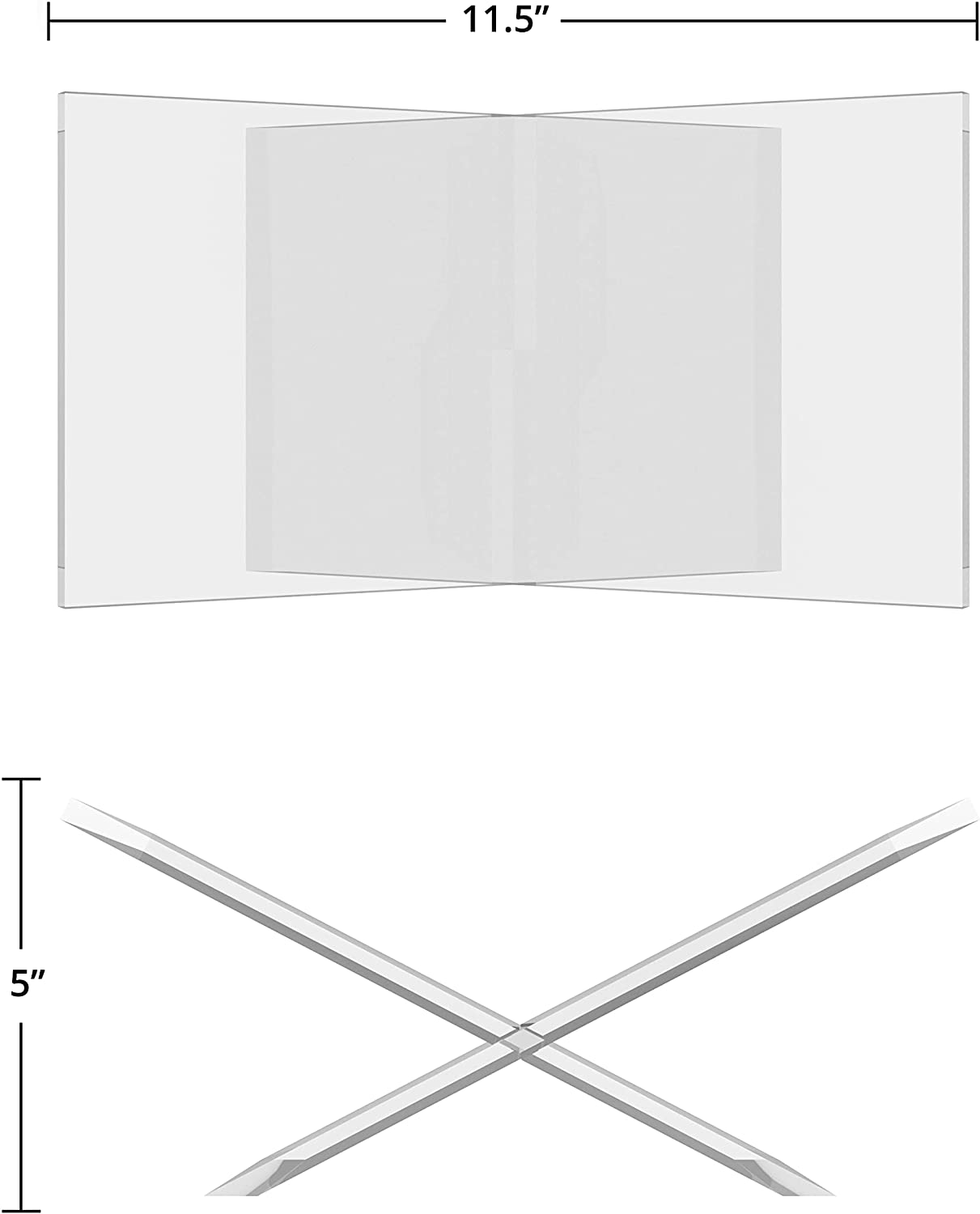 Transparenter Acryl-Buchstände – Clear Acrylic Book Stand Holder Bewertung und Preis
