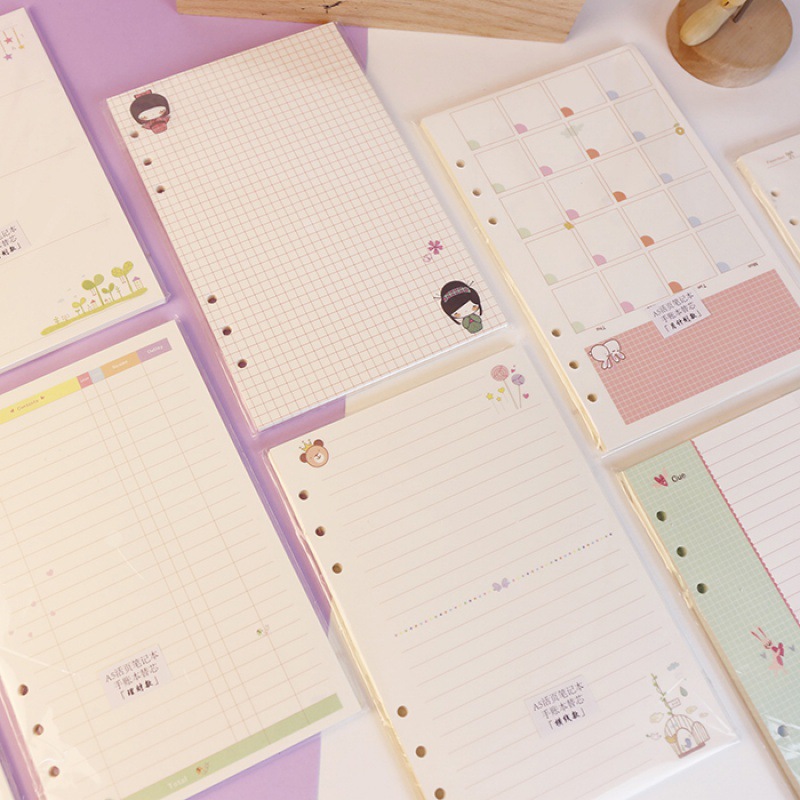 Kawayi A5 A6 Loseblatt-Notizbu – A5 Spiral Dotted Grid Notebook Bewertung und Preis