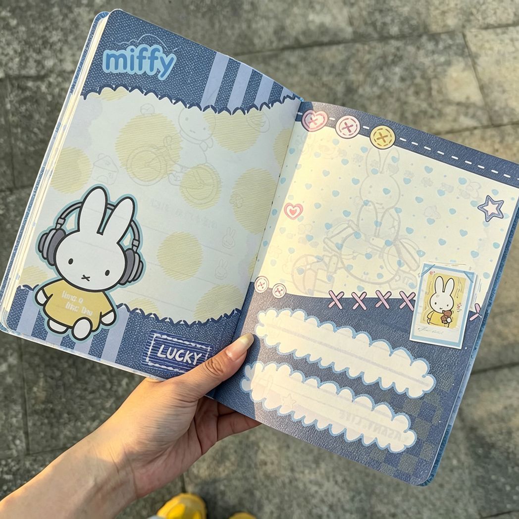 Vintage Denim Miffy Kaninchen  – Vintage Leather Journal Notebook Bewertung und Preis
