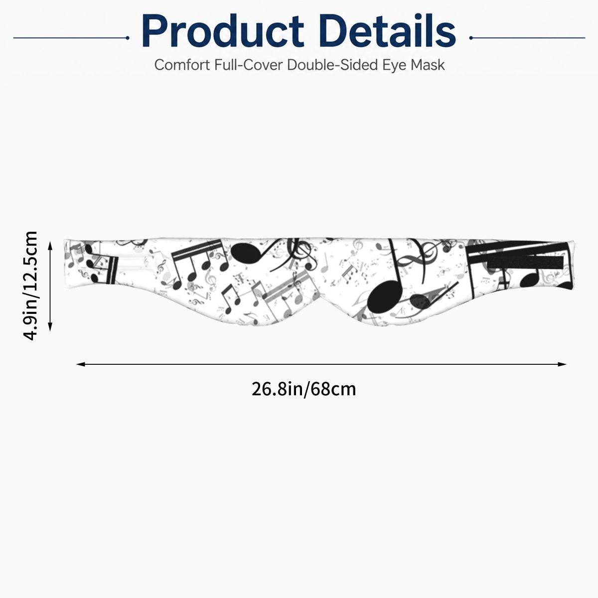Bass-Musiknoten Schlafmaske Li – Music Bewertung und Preis