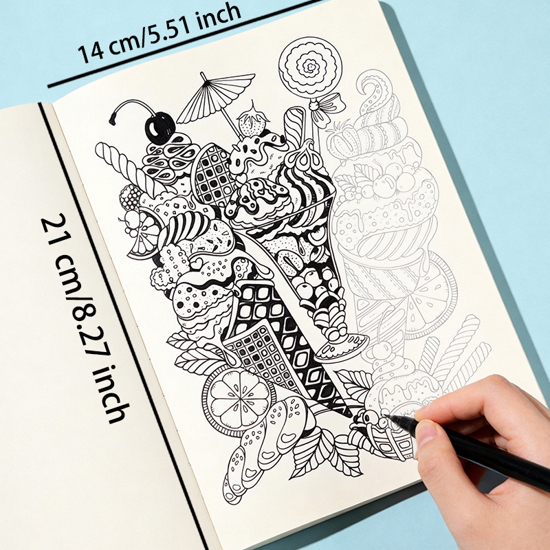 Ein Stressabbau-Graffiti-Buch  – Adult Coloring Book Stress Relief Bewertung und Preis