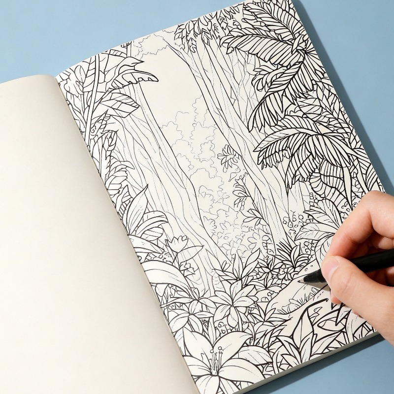 Ein Stressabbau-Graffiti-Buch  – Adult Coloring Book Stress Relief Bewertung und Preis