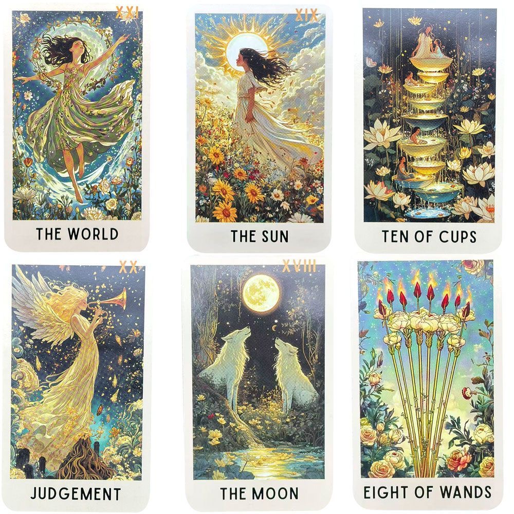 78 Enigmatic Bloom Tarotkarten – Tarot Deck With Guidebook Bewertung und Preis