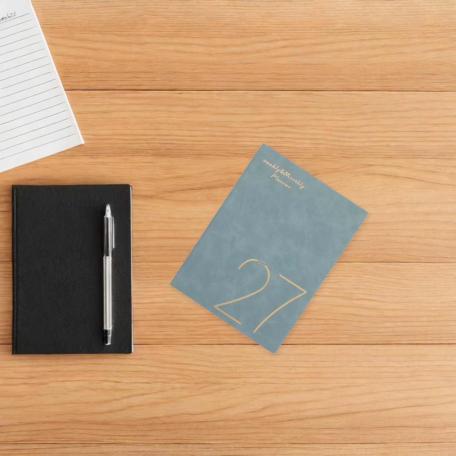 2027 Wochen- und Monatsplaner  – A5 Spiral Dotted Grid Notebook Bewertung und Preis